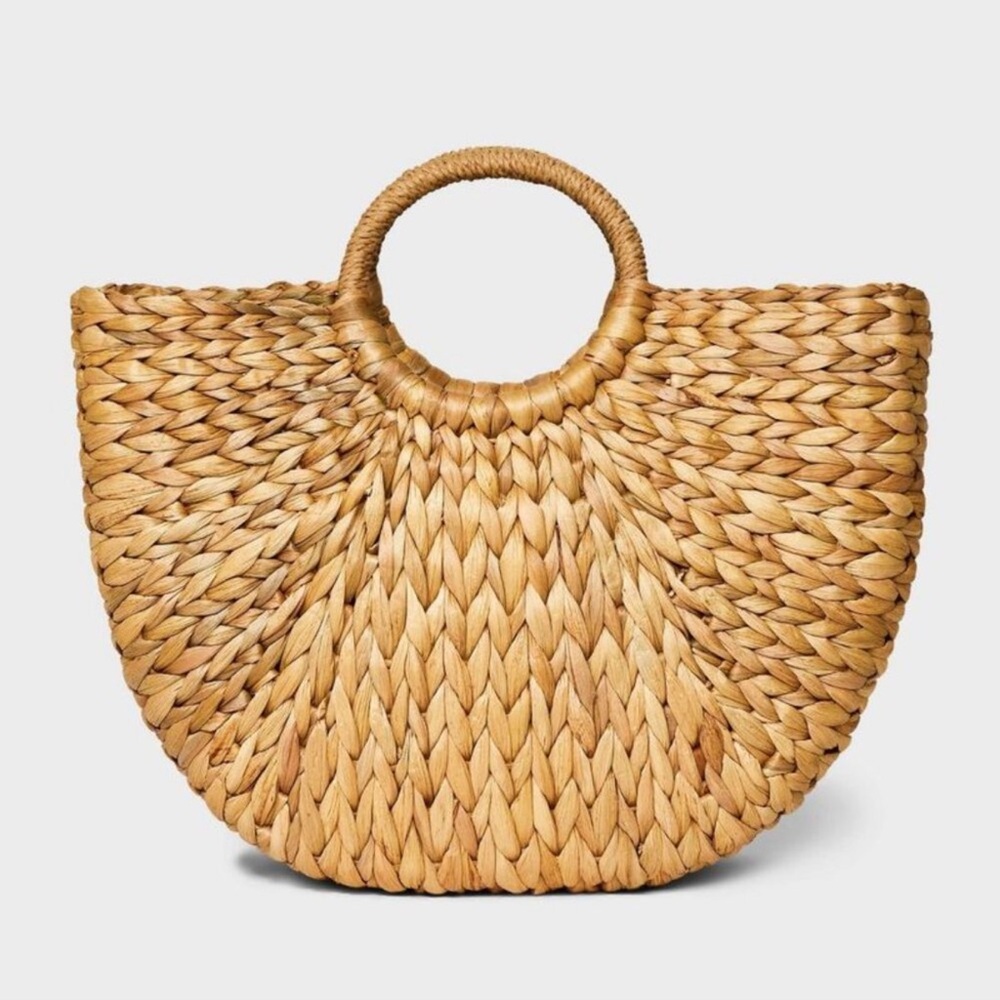 A New Day Straw Tote Bag - NWT